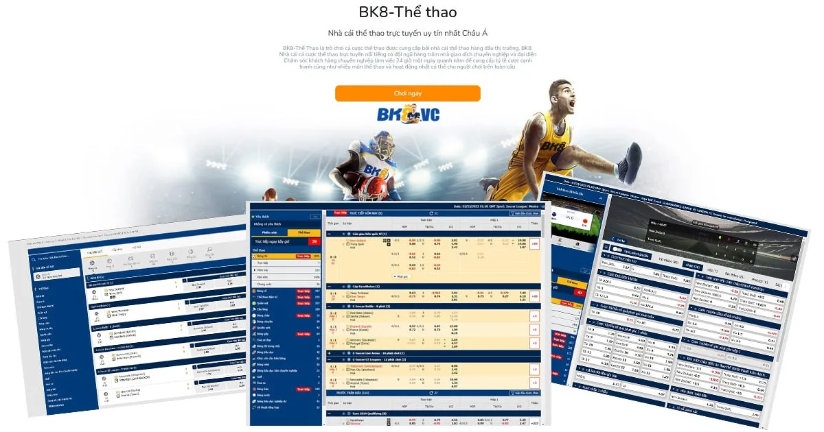 Sảnh cá cược thể thao BK8.